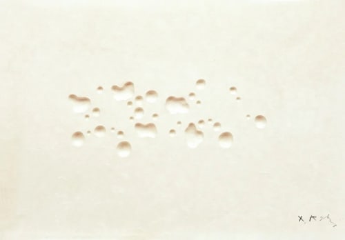 김창열 : Waterdrops on Paper