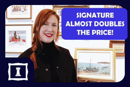 The Value of Art: Signatures