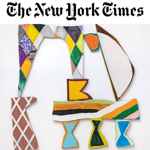 Justine Hill makes more with less in her multipart abstract paintings