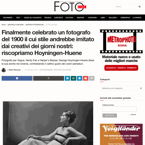 Finalmente celebrato un fotografo del 1900