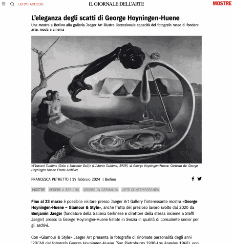 L’eleganza degli scatti di George Hoyningen-Huene