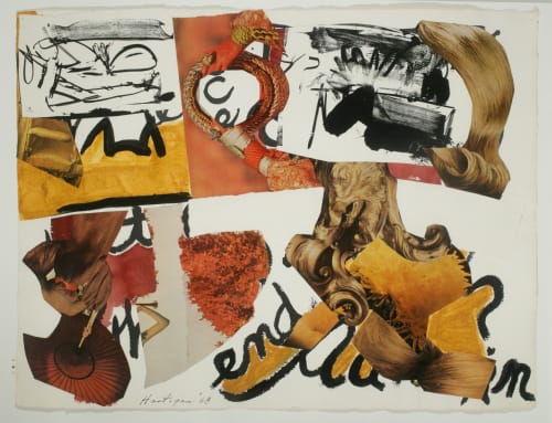 Grace Hartigan, Barbara Guest Archaics, 1968. Ink and collage on paper, 24 × 30 in., Rex R. Stevens and the Grace Hartigan Estate; Photo: Courtesy of the Estate of Grace Hartigan/ACA Galleries, New York