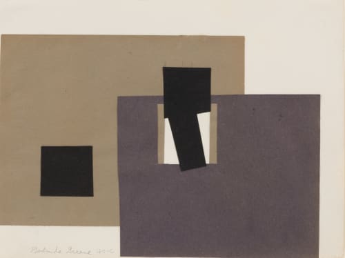 Gertrude Greene, Untitled (40-c), 1940. Paper collage, 21 x 27.9 cm. Courtesy: ACA Galleries