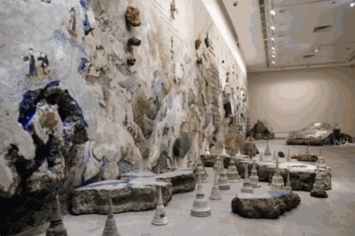 In her art, religion and ruins