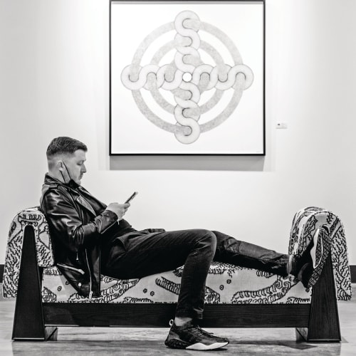 Peter Yuill Reflects On His Art At The Opening Of His New Exhibition, Alignment