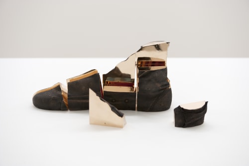 Installation view, Tobias Kaspar: Bodies in the Backdrop, Galerie Peter Kilchmann, Zurich, Switzerland, 2012