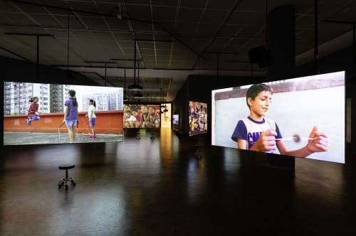 Installation view: Francis Alÿs - Kids Take Over, Museum Ludwig, Cologne 2025. Photo: Historisches Archiv mit Rheinischem Bildarchiv/Vincent Quack