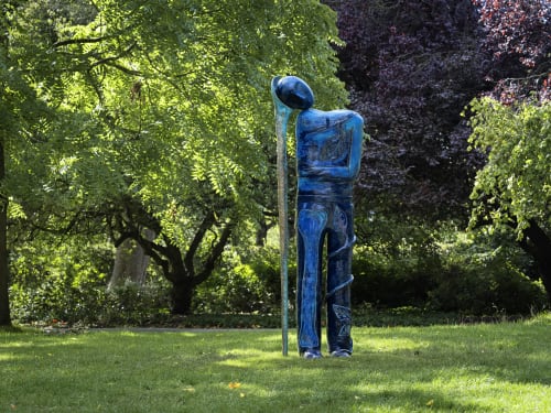 Grace Schwindt, When I Remember Through You, 2025, presented by Galerie Peter Kilchmann. Frieze Sculpture 2025. Photo by Linda Nylind. Courtesy of Frieze.