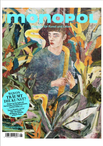 Hernan Bas in the cover of Monopol Magazine