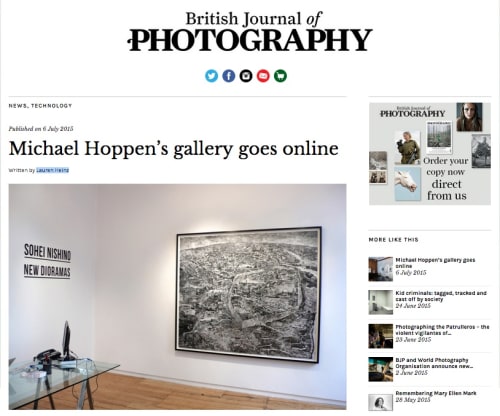 Michael Hoppen's gallery goes online