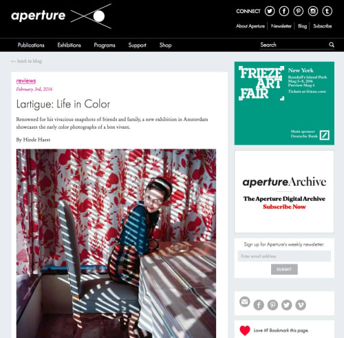 Lartigue: Life in Colour