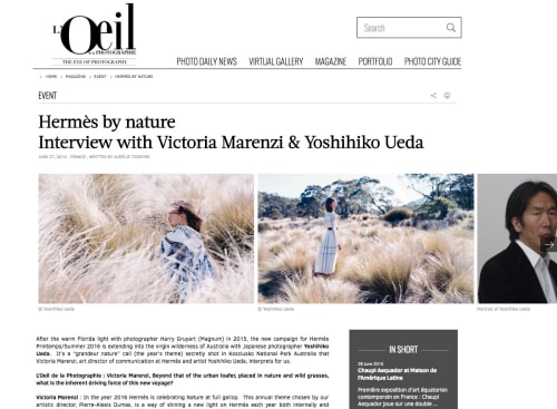 Hermès by nature Interview with Victoria Marenzi & Yoshihiko Ueda