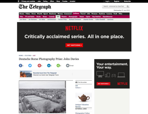 Deutsche Borse Photography Prize: John Davies