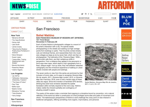 CRITIC's PICKS: Sohei Nishino