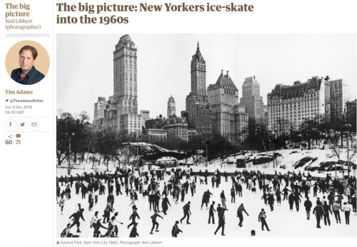 The big picture: New Yorkers ice-skate into the 1960s