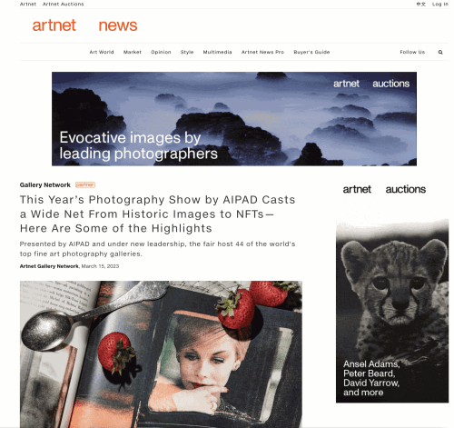 This Year’s Photography Show by AIPAD Casts a Wide Net From Historic Images to NFTs—Here Are Some of the Highlights
