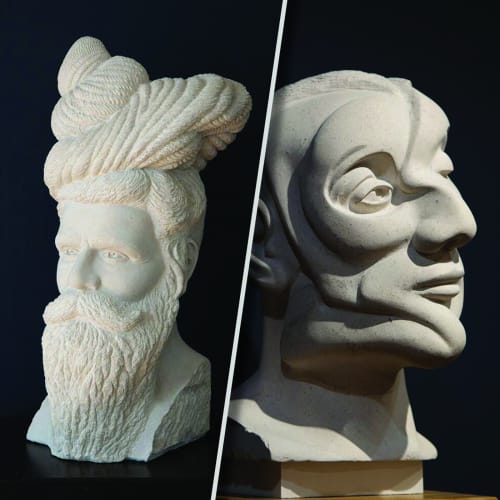 Sadhu lll (2024) | Three studies for a portrait; after Bacon (2024)