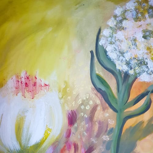 Abstract Floral Artwork, Exhibition running in conjunction with RHS Tatton Flower Show 2024