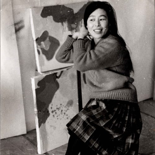 Teruko Yokoi in her Paris Studio, 1961. Photo Courtesy of the Estate of Teruko Yokoi