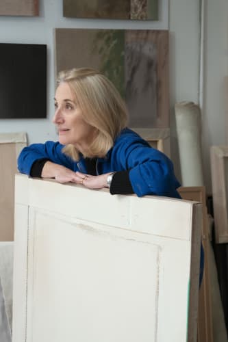 Gwenyth Fugard in her studio, London, 2025