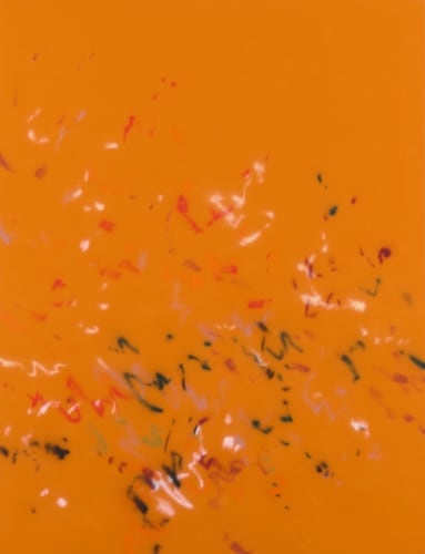 Frederic Anderson, Crisp Associations, Fugue State, 2025, Pigments, acrylic, watercolor on canvas, 170 × 130 cm