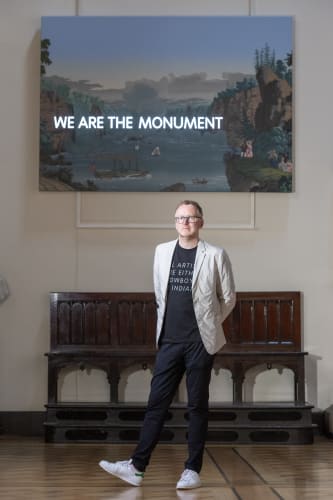 Nathan Coley photo Ian Georgeson