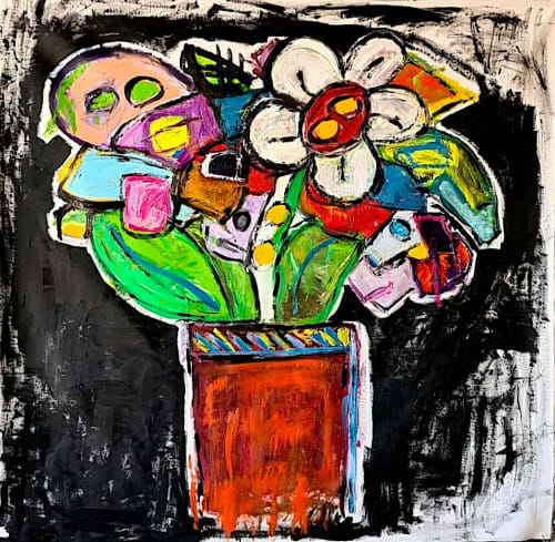 Red pot, 2025