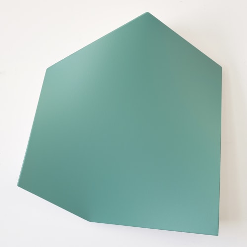Matthew Hawtin Surfgreen, 2023 Acrylic on canvas 29 1/2h x 27w x 8d in