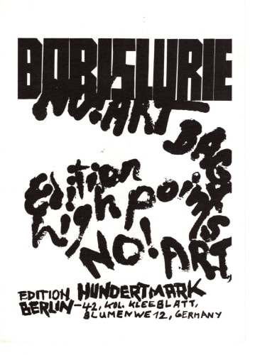 NO!art Bags, Galerie und Edition Hundertmark, Köln, Germany