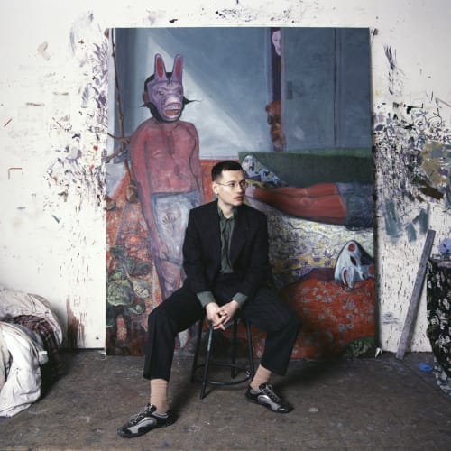Igor Moritz in studio
