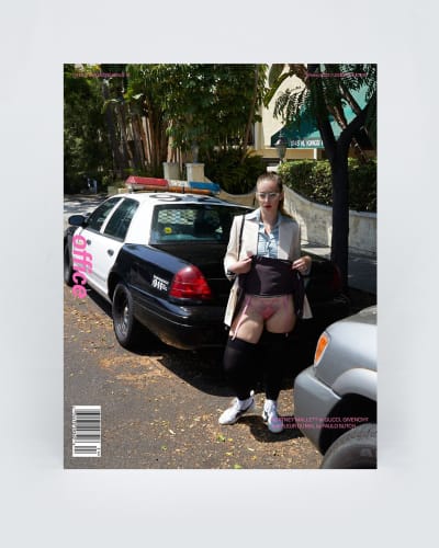 OFFICE, Issue 16 Winter / Cover: Whitney Mallett in Gucci, Givenchy and Fleur Du Mal by Paulo Sutch, Cover Brigade Gallery