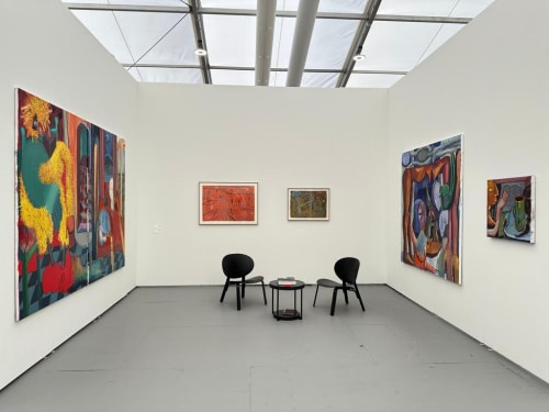 Jecza Gallert at UNTITLED MIAMI, showcasing Tincuta Marin and Constantin Flondor