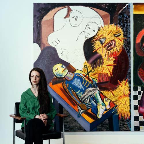 Tincuța Marin – Dianthus Caryophyllus, curated by Domenico de Chirico