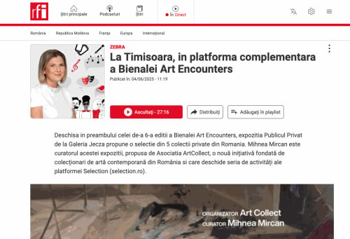 La Timisoara, in platforma complementara a Bienalei Art Encounters
