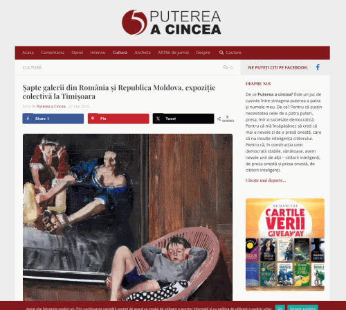 Şapte galerii din România și Republica Moldova, expoziţie colectivă la Timișoara