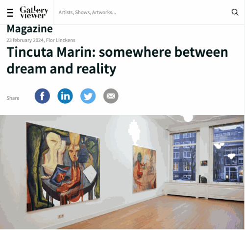 Tincuta Marin - Somewhere between dream and reality