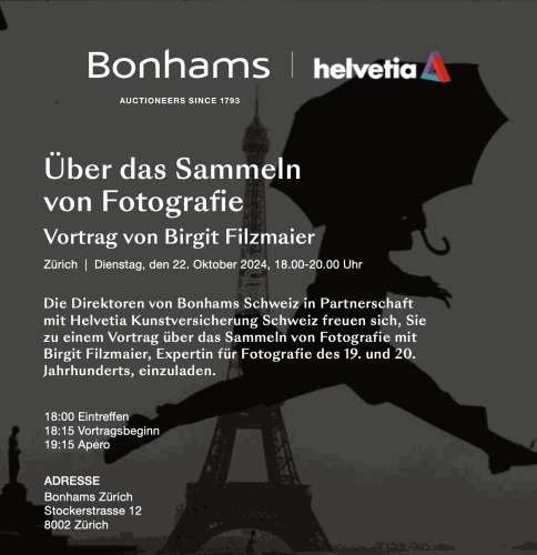 Lecture @ Bonhams, Zurich