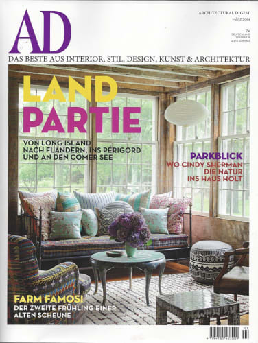 AD - Architectural Digest , WAS KOMMT, DAS GEHT