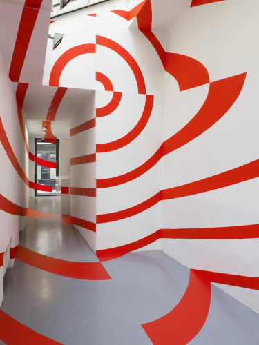 Felice Varini COULOIR PAS-SAGE, 2020 variable dimensions unique work