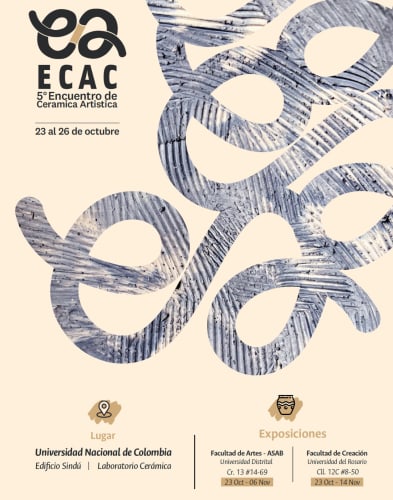 Rosario López "5 Encuentro de Cerámica artística" Universidad de Colombia