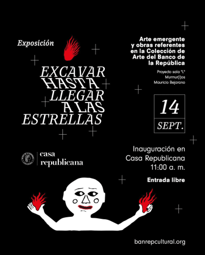 Juan David Laserna y Linda Pongutá en "Excavar hasta llegar a las estrellas"