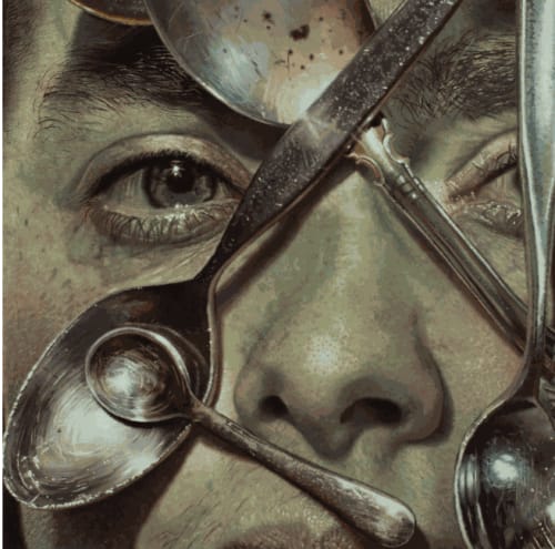 Edward Povey at The Museum of European Modern Art in Barcelona