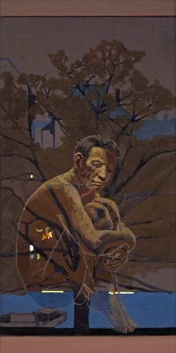 Image of the painting Reflet nocturne 28-10-2010 by Stéphane Belzère