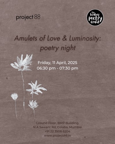 Amulets of Love & Luminosity: Poetry Night