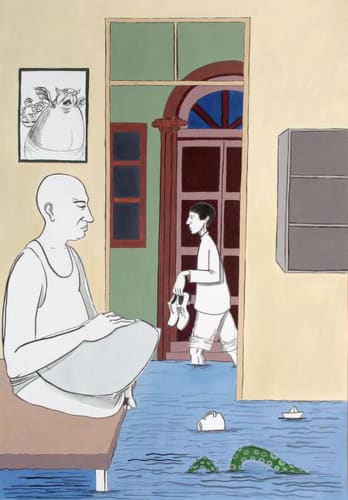 Spectral Times: Sarnath Banerjee’s dialogue with the dead, Combining illustrations and radio recordings, Sarnath Banerjee’s new exhibit is a fictional...