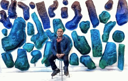 Pomona College art professor Sandeep Mukherjee won an art commission for the performance venue at the SoFi Stadium. (Courtesy: Sandeep Mukherjee)