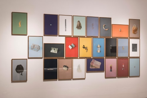 The images from Spring Song were displayed in a cluster, and formed part of a larger installation that surveyed the trauma of Rohingya refugees. Image Credit: Courtesy Munem Wasif and Project 88