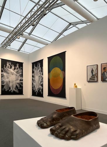 Installation View at Project 88 booth, Frieze London 2022