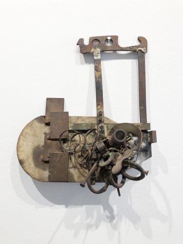 Feliza Bursztyn, Untitled (Resorte), ca. 1967, Scrap metal, 12 x 10 x 4 1/2 in