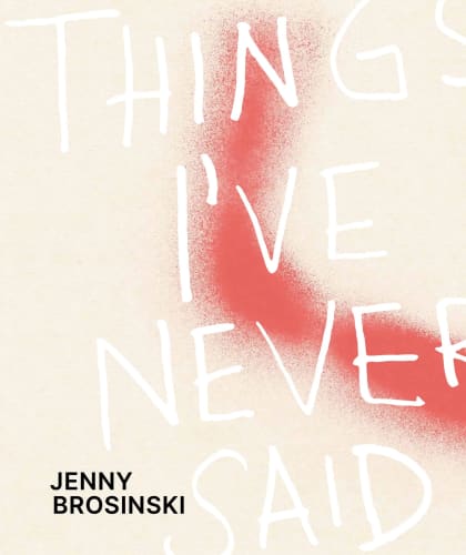 Jenny Brosinski, Things I've Never Said